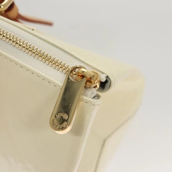 LOUIS VUITTON Monogram Vernis Rosewood Avenue Hand Bag Perle Auth - Picture 11 of 16